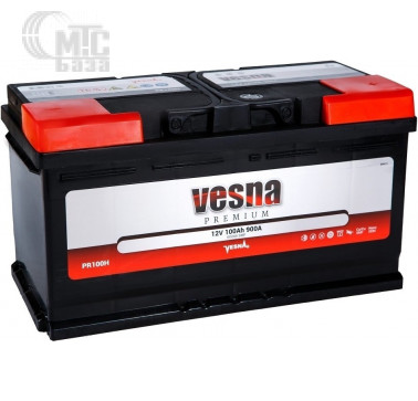 Аккумулятор Vesna Premium [415100] 6СТ-100 Ач R EN900 А 353x175x190мм